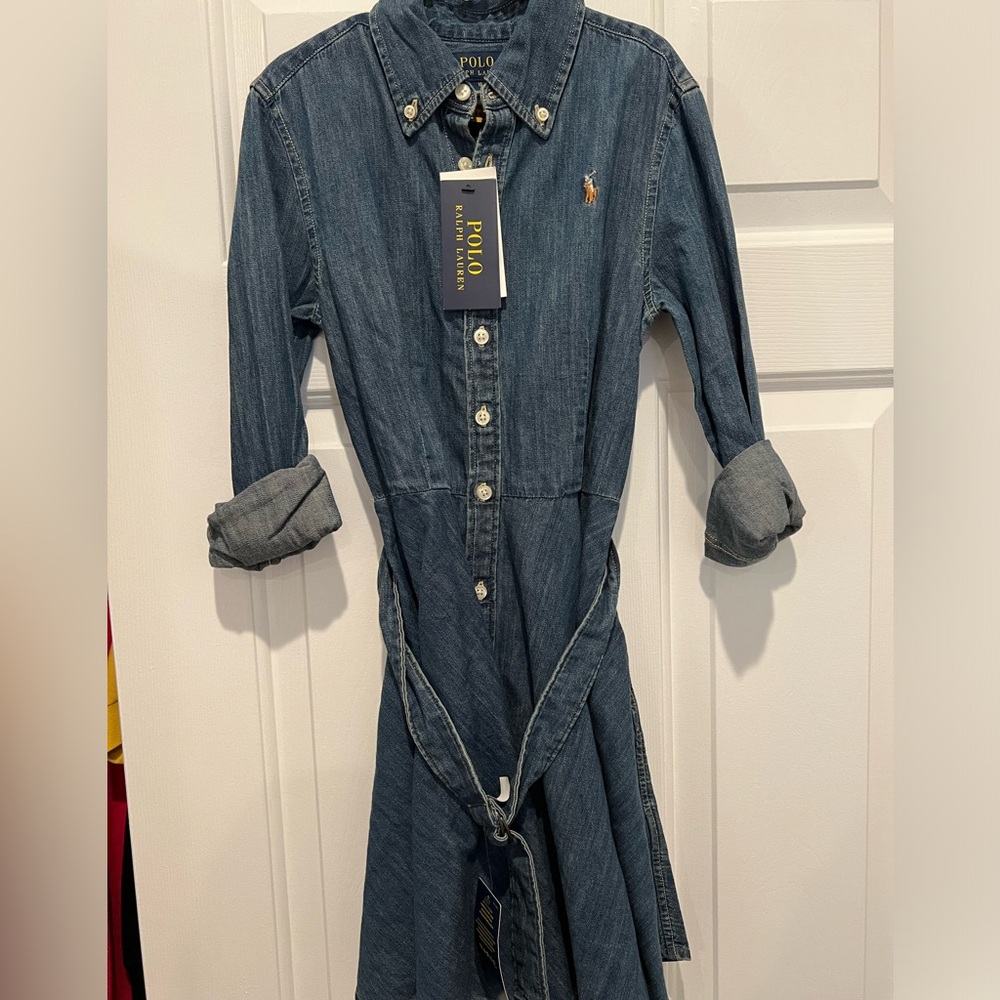 Polo by Ralph Lauren Denim Dress NWT